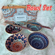 Bohemia Bowl Set Bohemia Design Bowl with Chopsticks Clearance Stock