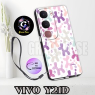 HP (GC21) Rubber Softcase VIVO Y21Dhp Abstract Case/ Girls' Case/ VIVO Y21D Silicone Tpu Pro Camera 