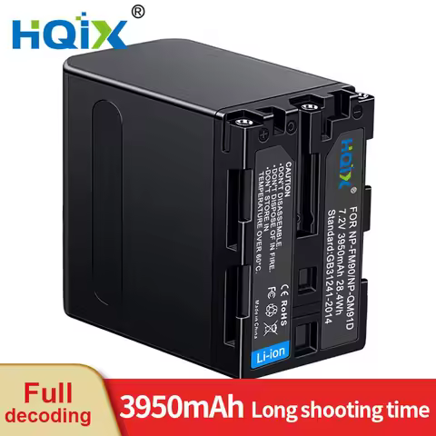 HQIX for Sony GV-1000 DCR-TRV250 TRV25 TRV240 TRV24 TRV245 PC6 PC8 PC9 PC115 PC120 Camera NP-QM91D F