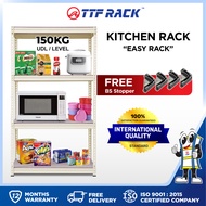 TTF Rack™️ KITCHEN RACK EASY H150-210cm/ Boltless Rack Storage Rack Rak Barang Rak Dapur Rak Besi Be