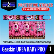 Stiker Garskin Ursa Baby Pro Pink Monster UV Varnish Printing