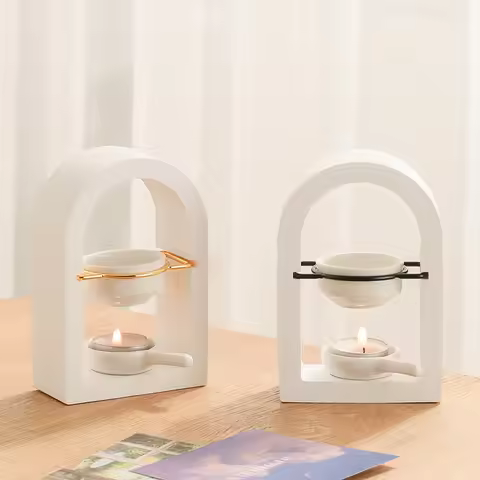 Aromatherapy Aroma Diffuser Plaster Molds DIY Essential Oil Furnace Cement Concrete Mould Candle Wax