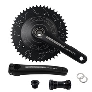 SKEACE 1/8*49T 144mm BCD Matte Black Single Speed Track fixed-gear Bike Crankset 165mm with BB Preci
