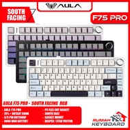 AULA F75 PRO - 75% Compact - 3 Modes - Gaske Mount - RGB - PBT - South Face - Mechanical Keyboard