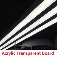 Milky White Long Acrylic Transparent Sheet 0.8mm Diffusion Board Light Strip Light Diffusion Board F