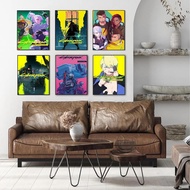 Poster Seni Tempel Sendiri Gaya Cyberpunk Edgerunners untuk Bilik Tamu & Bar - Sticker Hiasan Dindin