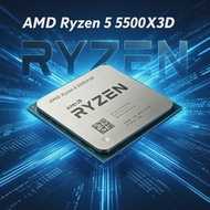 AMD | AMD Ryzen 5 5500X3D ซีพียูกำลังไฟ 105W ซ็อกเก็ต AM4 3D V-Cache 6C12T ความเร็ว 4.0GHz ชิปหลักสำ