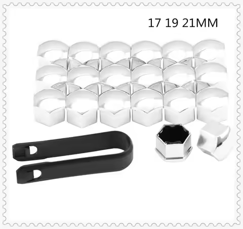 Car shape 20Pcs universal rust 17 19 21mm tire nut bolt protection cap for Mercedes Benz ML63 M-Clas