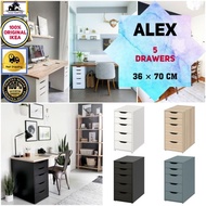 Ikea ALEX Drawer unit with 5 Drawers ( 58 × 70 cm)