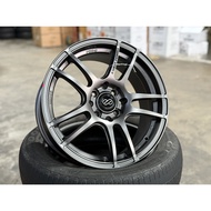 NEW 16X7J Enkei Tuning SC24 Rim (set of 4) Gunmetal 4X114.3 for Saga Persona Iriz