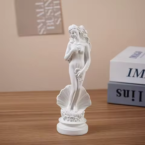 Aphrodite Statue The Greek Mythology Goddess of Beauty Resin Miniature Figurine Book Shelf Decor Off
