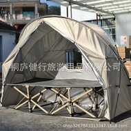 Silver coated rainproof single soldier tent camping tent, warm tent camp bed tent, cycling tent sing