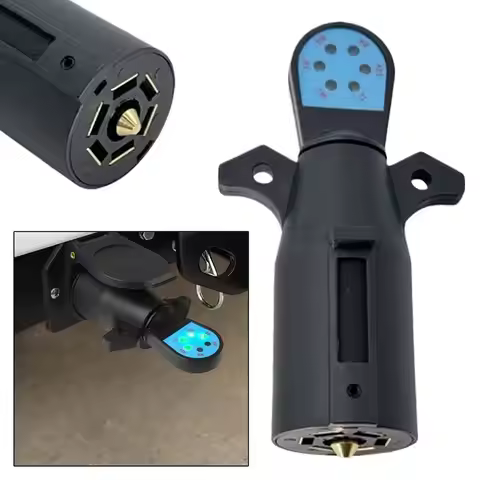 American Standard 7-pin Trailer RV Power Plug Socket Signal Tester American Standard Tail Light Circ