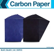 PrinTEE - Carbon Paper Black/Blue Copy Paper Film Carbon For Copyin (100 sheets)