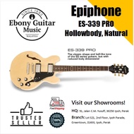 Epiphone ES-339 Pro Hollowbody Electric Guitar, Natural
