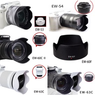 Camera Lens Hood For Canon EW-53/EW-54/EW-60C/EW-60F/EW-63C