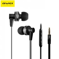 Awei ES-90vi 1.2M Cable HD Sound Earphone with Microphone and Volume Control