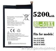 BL 51BX Battery 5200mah 3.85V for infinix / X692/NOTE 8/X683 BL 51BX mobile phone High Quality battery jdcvfnvjshfvls