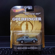 Hotwheels Retro Entertainment Premium 1963 Aston Martin DB5 Grey