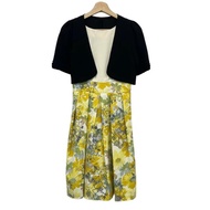 Aimer Dress Sleeveless ivory yellow Women Long Flower pattern Direct from Japan Secondhand