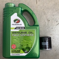 PERODUA 0W20 3L 4L ENGINE OIL FULLY SYNTHETIC