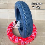 Lốp 300-10 X-TIGER vân đẹp lắp cho xe điện không săm