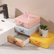 【Spot goods】Cute Storage Box Fixed Organizer Desk Drawer Organizer Stackable Drawer