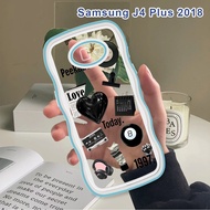 Casing For Samsung Galaxy J4 J6 Plus 2018 J7 Prime J7 Pro 2017 J2 Pro 2018 J2 Prime Soft Case Sweet Love Hearts Shockproof Phone Cover Silicone Softcase