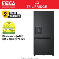 LG GF-F5885EP 571L FRENCH DOOR FRIDGE | Water Dispenser | 3 Ticks