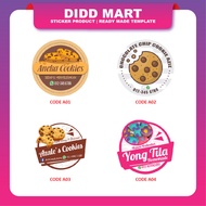 [DIDDMART] Homemade Label Sticker Product Sticker Food Sticker Balang Kuih