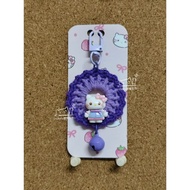 ~Gloria丽璇手作~(成品)手工毛线钩针编织KT猫花环钥匙扣,包包、手机挂件礼物。