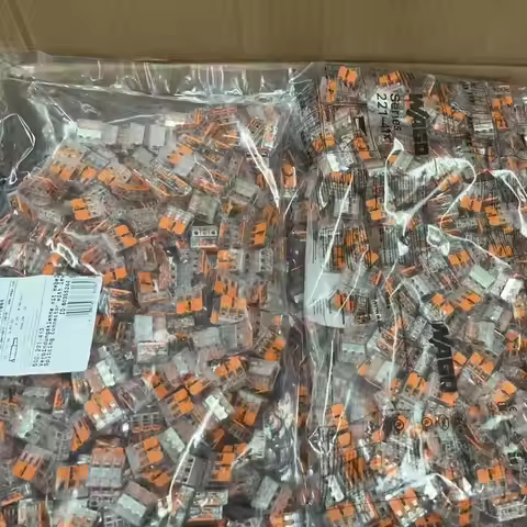 500pcs a bag of genuine German WAGO 221-412 221-413 221-415 connector, wiring terminal, crimping dev