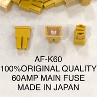 AF-K60 PEC JAPAN 60AMP MAIN FUSE FOR USE ON: UNIVERSAL VEHICLE