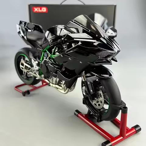 Spray 1:6 Kavvasaki Racing Ninja 500 H2R Motorcycle Simulation Sound Light Fast And Furious Kid Gift
