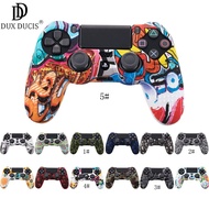 🔥100%ของแท้🔥กรณีลวงตาGraffiti StuddedจุดเจลซิลิโคนยางผิวสำหรับPS4 Slim/Pro ControllerสำหรับDualshock