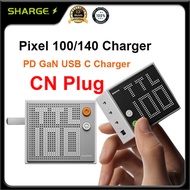 SHARGE Pixel 100/140 GaN Charger 100W 140W USB-C Charger With Smart Dot-Matrix Display Fast Charging