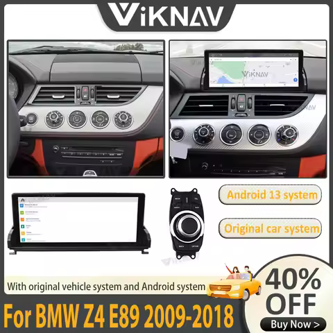 Android 13 New Upgtade Car Radio For BMW Z4 E89 2009-2018 GPS Navigation Multimedia Player Touch Scr