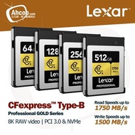 CFexpress™ CF Type B 128GB Professional Card GOLD Series ( 另有256G / 512G ) - Lexar® 🔥全新現貨/實體門市自取/順豐即