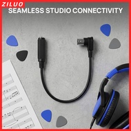 ZILUO 6.35mm to MIDI 5 Pin Cable, 90 Degree 6.35mm Sound Adapter Cable, Universal Plug and Play 30cm