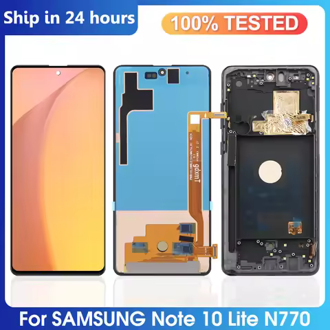 6.7' AMOLED For Samsung Note 10 Lite LCD Display Touch Screen Replacement Assembly For Samsung Note1