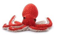 Pacific Red Octopus Stuffed Animal Plushie, Gifts for Kids, Wild Onez Sealife Animals, Octopus Plush