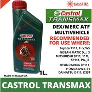 CASTROL TRANSMAX ATF Toyota T-IV, WS - MIT. SP11,111,IV,PA,J3 - Honda DW1,Z1 - Nissan D,J,S - DAIHAT