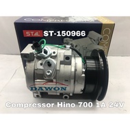 Compressor Hino 700 1A 24V ❄️ [TRUCK AIRCOND]