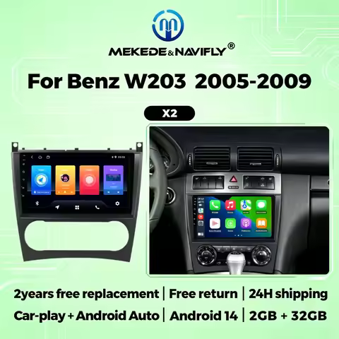 Car Radio Stereo For Mercedes Benz W203 W209 C180 C200 C220 C230 2005-2009 Intelligent Car Android S