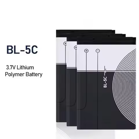 3.7V 1200mAh Phone Battery Bl5c Bl-5c Bl 5C for Nokia 1100 1110 1200 1208 1280 1600 2600 2700 3100 3