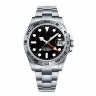 Custom Logo Diy NH34 GMT 39mm Men Luxury Auto Mechanical Watch Adventure Military 100M Waterproof Cl