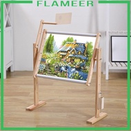 [Flameer] Adjustable Solid Wood Cross Stitch Rack Wooden Stand Desktop Cross Stitch Embroidery Frame Cross Stitch Tool Accessory