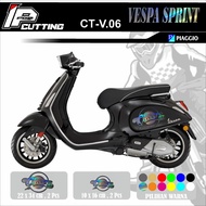 Sticker CUTTING VESPA SPRINT (CHEERS) - Sticker CUTTING  Variasi List VESPA SPRINT (CHEERS) CT-V.06 