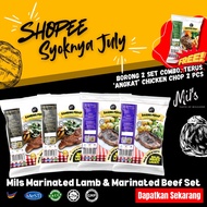 MILS KAMBING PERAP 500GX2 + DAGING PERAP 500GX2 (FREE SOS BLACKPEPPER) | FROZEN FOOD Cooking Meat