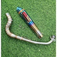 Kou mahachai Pipe canister conical open specs exhaust Pipe for Wave 125 Xrm 110/125 Wave 100/110/115